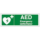 AED Emergency Defibrillator- Landscape