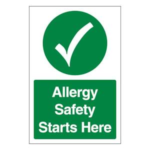 Allergy & Food Safety Signs
