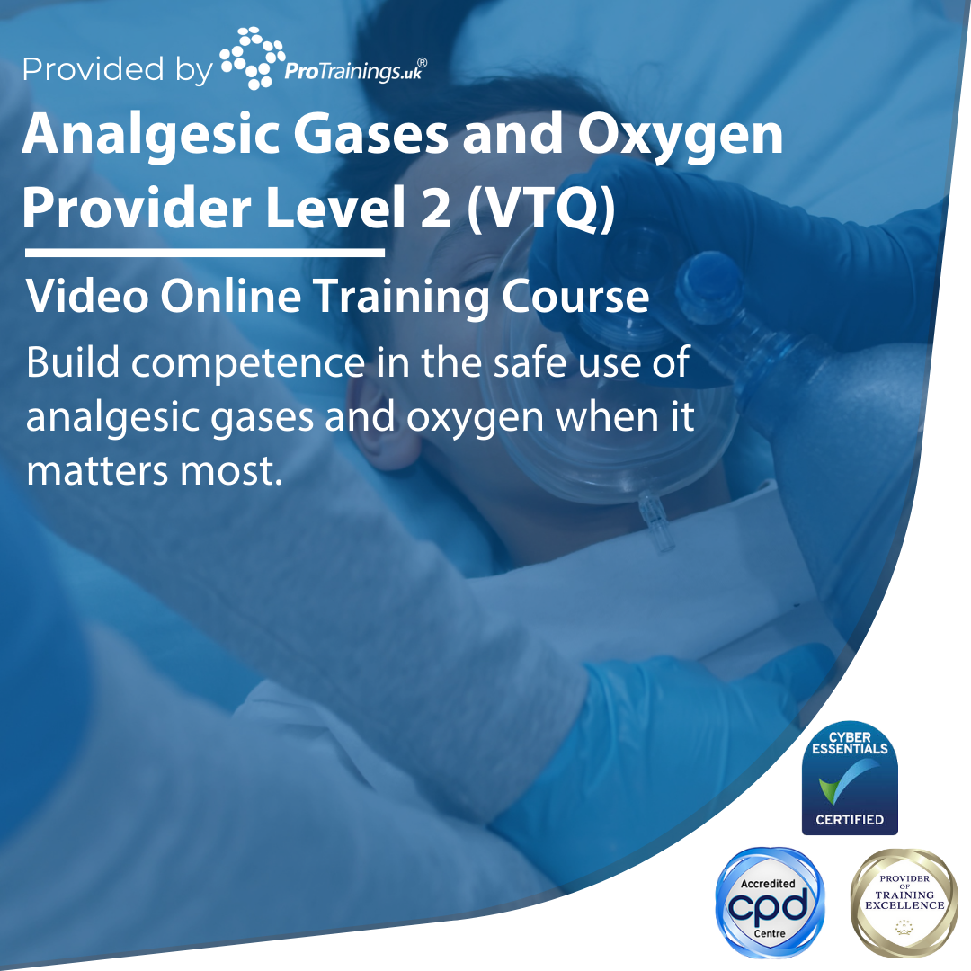 Oxygen and analgesic gases training Level 2 online. Learn safe oxygen ...