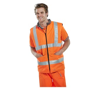 Beeswift 4 in 1 Hi-Vis Bodywarmer