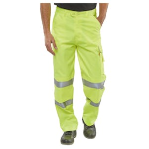 Polycotton Hi-Vis Trousers