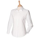 Henbury Women's Classic Long Sleeve Oxford Shirt
