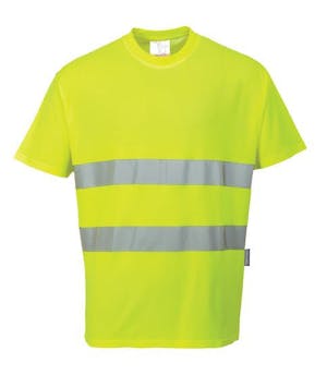 Custom Portwest Cotton Comfort Hi-Vis T-Shirt