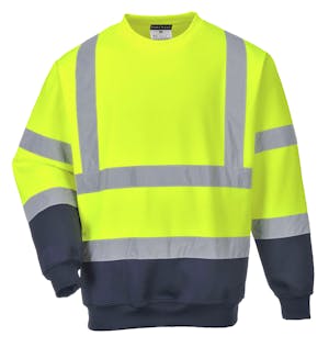 Portwest Two Tone Hi-Vis Sweatshirt