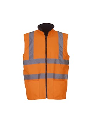 Yoko Hi-Vis Reversible Fleece Bodywarmer