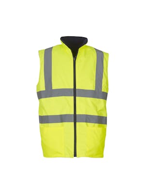 Yoko Hi-Vis Reversible Fleece Bodywarmer