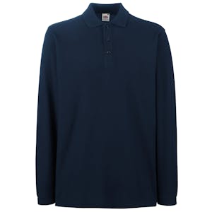 Fruit of The Loom Premium Long Sleeve Polo Shirt