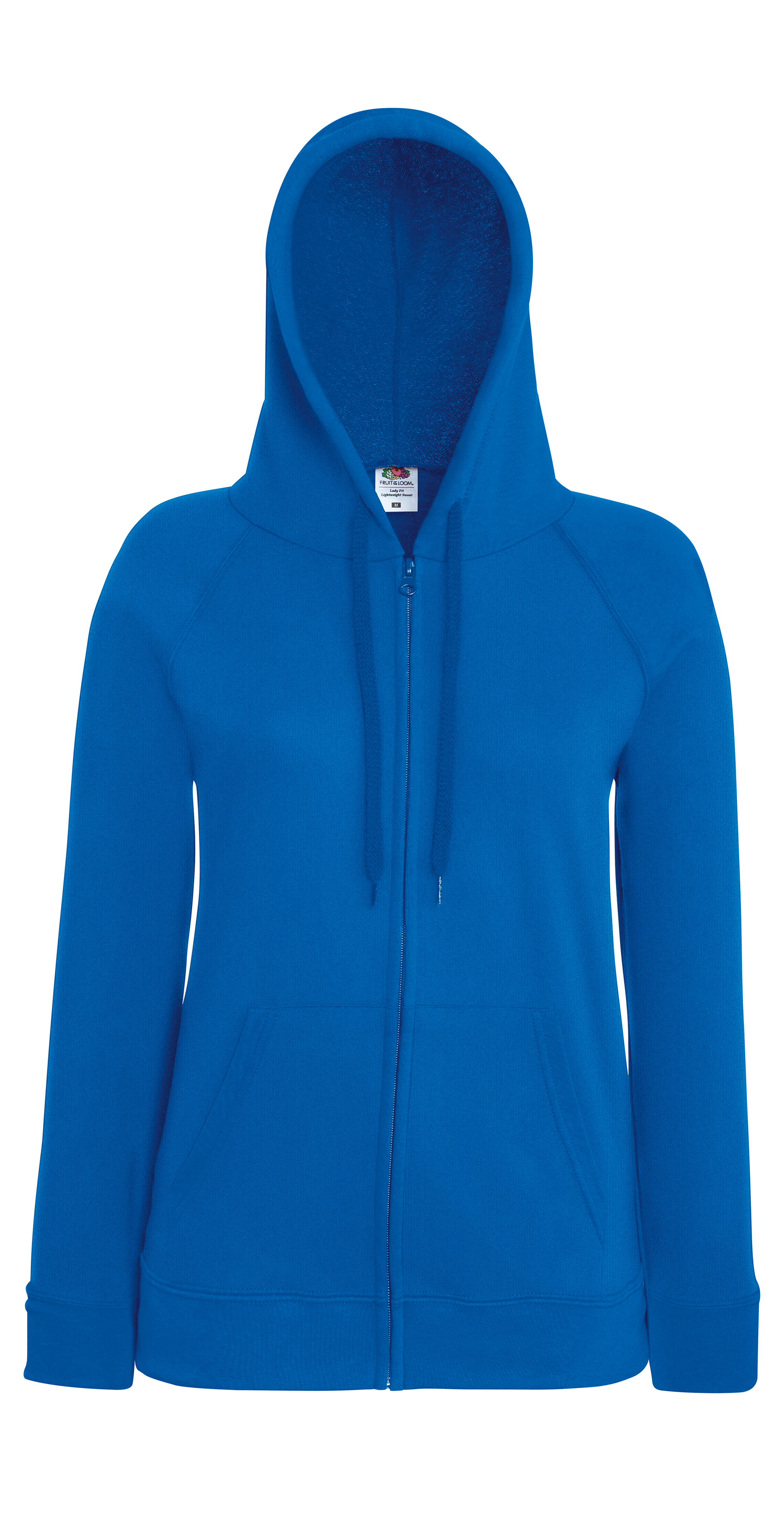 Fruit of the Loom LADY FIT HOODED SWEAT LADIES LIGHTWEIGHT HOODIE 14 Colours 