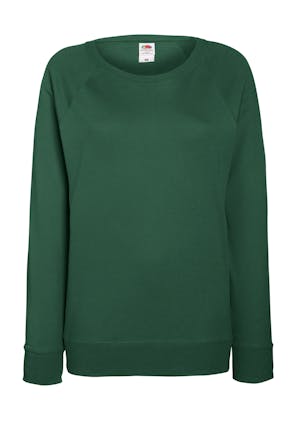 Fruit of the Loom Ladies Lightweight Raglan Sweatshirt