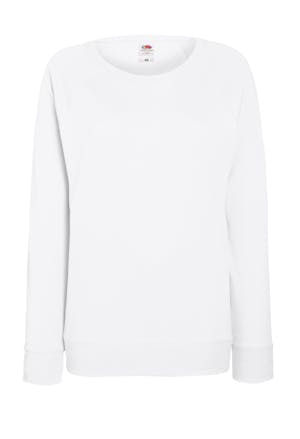 Fruit of the Loom Ladies Lightweight Raglan Sweatshirt