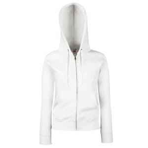 Fruit of The Loom Ladies Premium 70/30 Hooded Sweatshirt Jacket