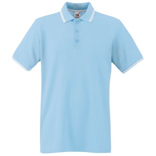Fruit of The Loom Tipped Polo Shirt