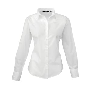 Premier Women's Poplin Long Sleeve Blouse