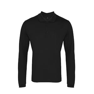 Premier Long Sleeve Coolchecker Pique Polo Shirt