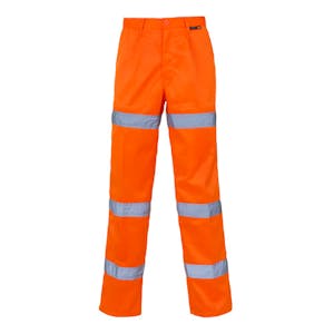 Supertouch 3 Band Hi-Vis Polycotton Trousers