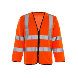 Supertouch Long Sleeve Zipped Hi-Vis Vest