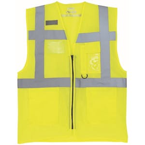 Yoko Hi-Vis Mesh Executive Waistcoat