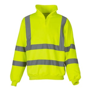 Yoko 1/4 Zip Hi-Vis Sweatshirt