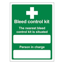 The Nearest Bleed Control Kit Is Situated - Portrait