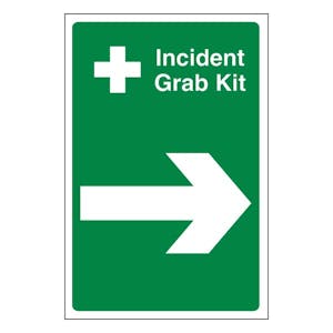 Incident Grab Kit Arrow Right