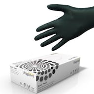 Unigloves Black Pearl Powder Free Nitrile Gloves
