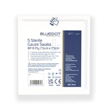 Blue Dot Sterile Gauze Swabs