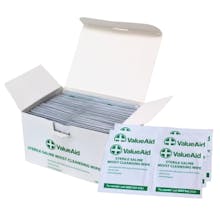 Value Aid Alcohol Free Sterile Saline Cleansing Wipes