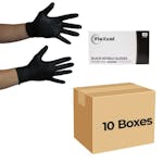 Bulk Buy! Economy Black Powder Free Nitrile Gloves