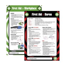 Burns First Aid Posters & Pocket Guides