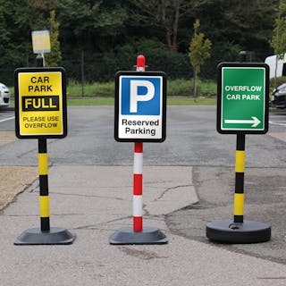 Temporary Car Park Signposts