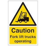 Fork Lift Truck Signs