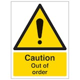 Out Of Order Signs