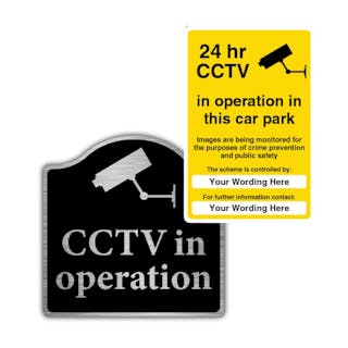 CCTV & Surveillance Signs