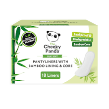 Cheeky Panda Pantyliners with Bamboo Lining & Core