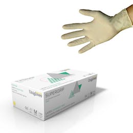 Chlorinated Low Allergy Latex Gloves