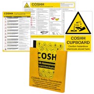 COSHH Safety Information and Storage Pack