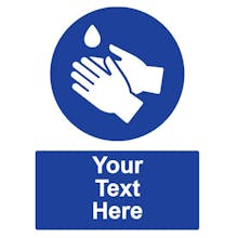 Custom Wash Your Hands Sign