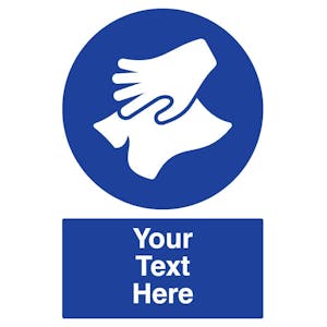 Custom Clean Surfaces Sign