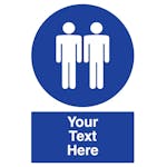 Custom Max 2 People Sign