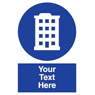 Custom Office Block Sign