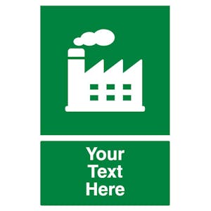 Custom Factory Green Sign