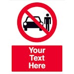Custom Do Not Exit Vehicle Sign