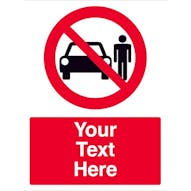 Custom Do Not Exit Vehicle Sign