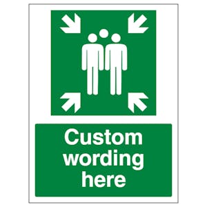 Custom Assembly Point Sign