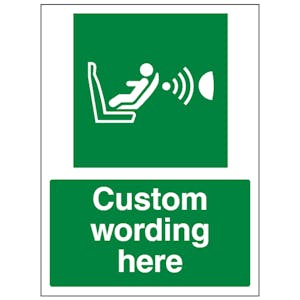 Custom Child Seat Detection System Sign