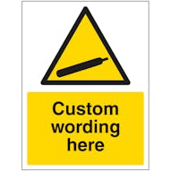 Custom Compressed Gas Sign