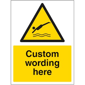Custom Diving Sign