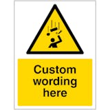Custom Falling Objetcs Sign