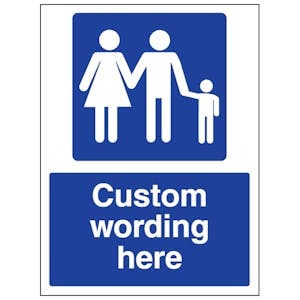 Custom Family Parking Sign
