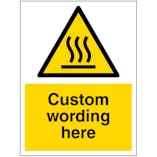 Custom Hot Surface Sign